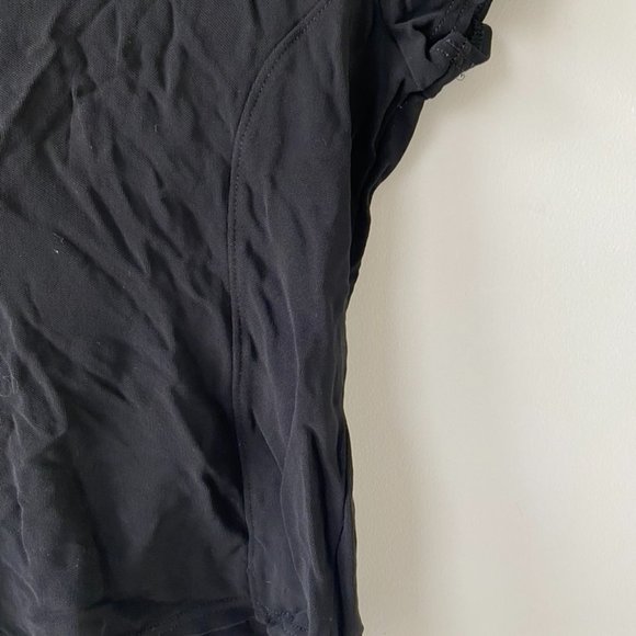 Armani Exchange Short Sleeve Black Turtleneck - Picture 2 of 8